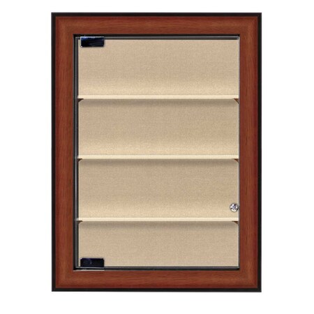 United Visual Products Indoor Enclosed Combo Board, 72"x36", Bronze Frame/Burgundy & Cork UVCB7236BZ-BURGUN-CORK